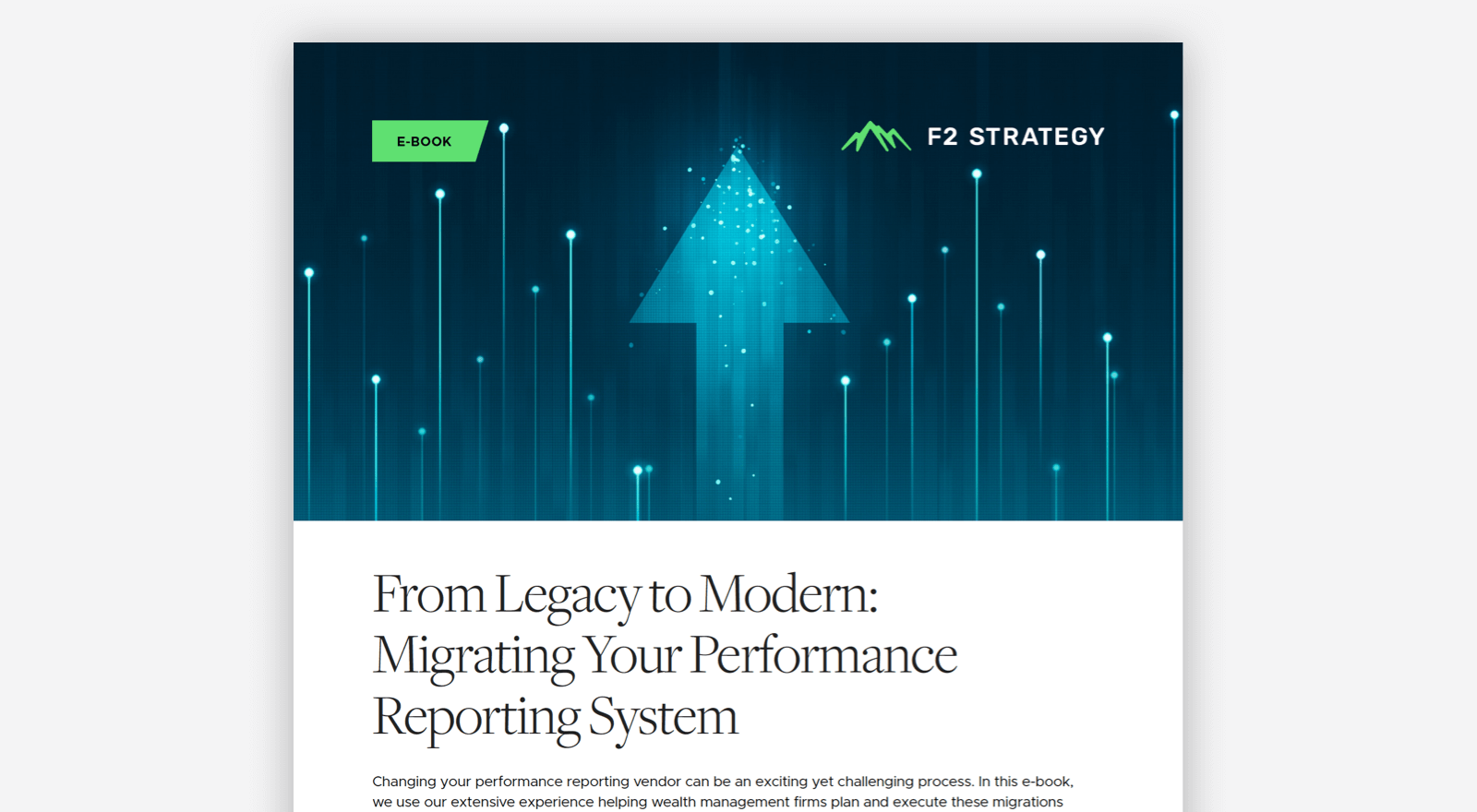 F2 Strategy | From Legacy to Modern: Performance Reporting Systems ...