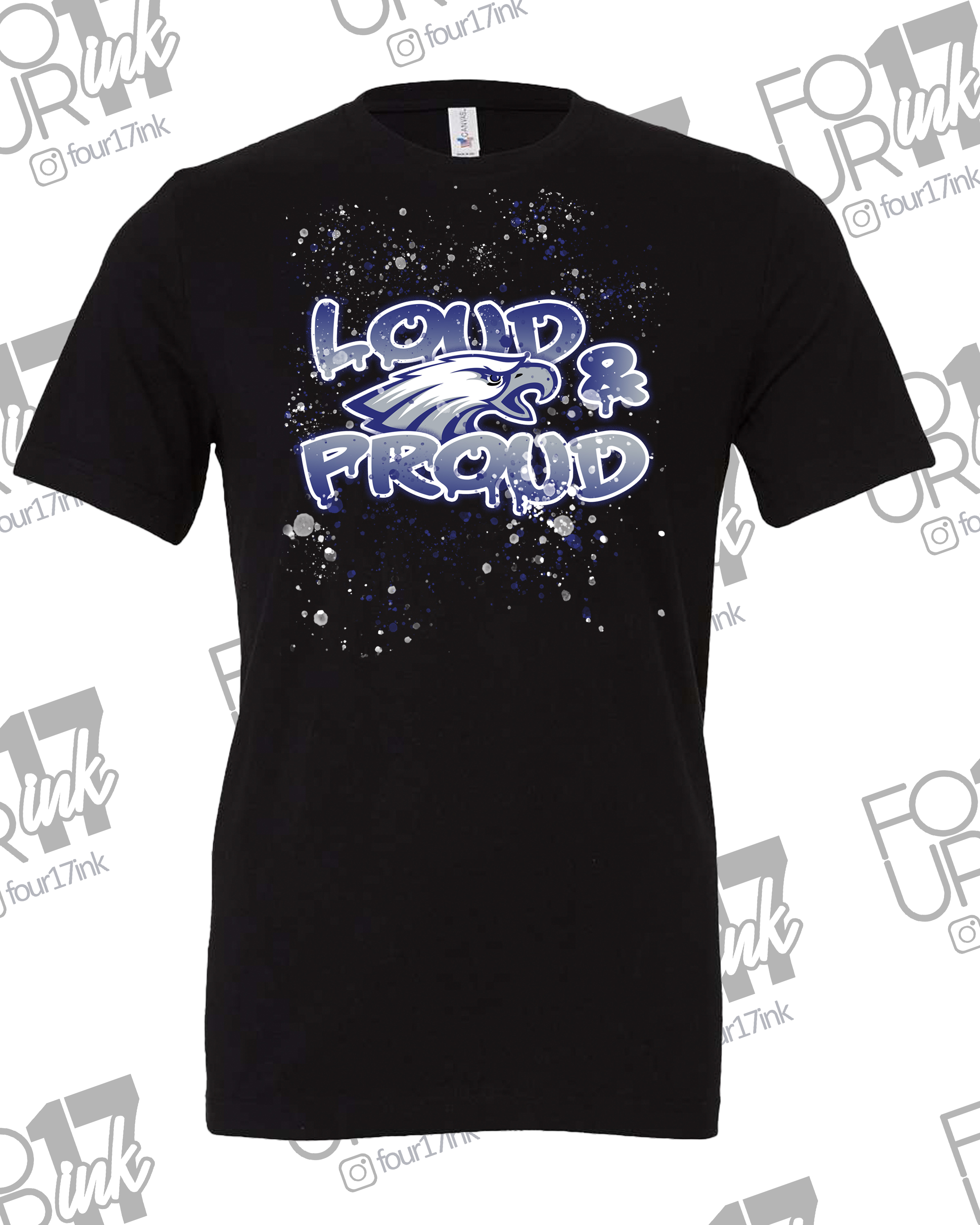 Hauppauge Eagles "Loud & Proud" Tee Shirt (ADULT)