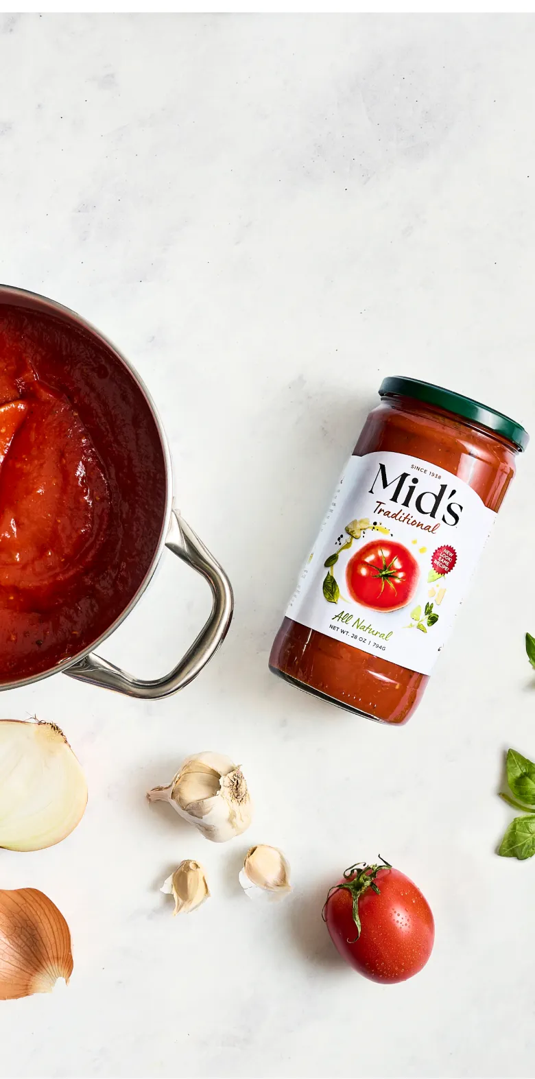 MID'S All Natural, True Sicilian Pasta & Pizza Sauce