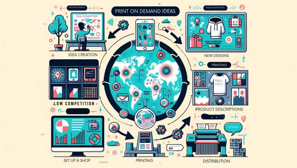 AI-driven strategies for print on demand success.