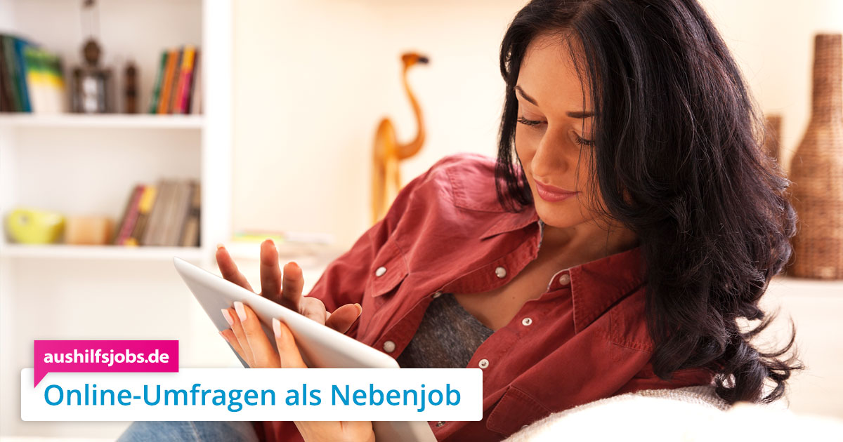 Nebenjob – mit Umfragen von zu Hause aus Geld verdienen