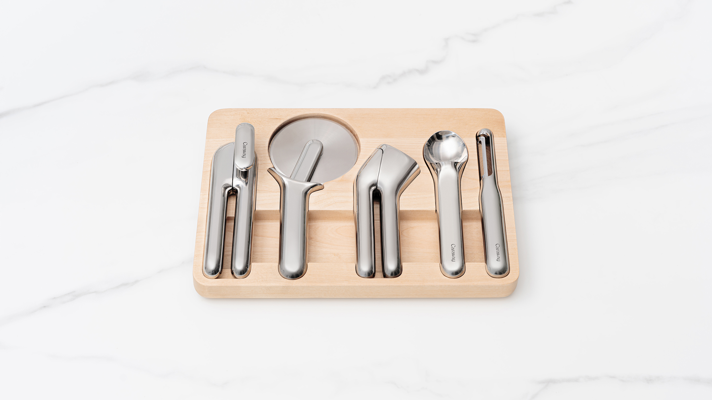 Caraway Kitchen Gadget Set is made from premium, stainless steel ...