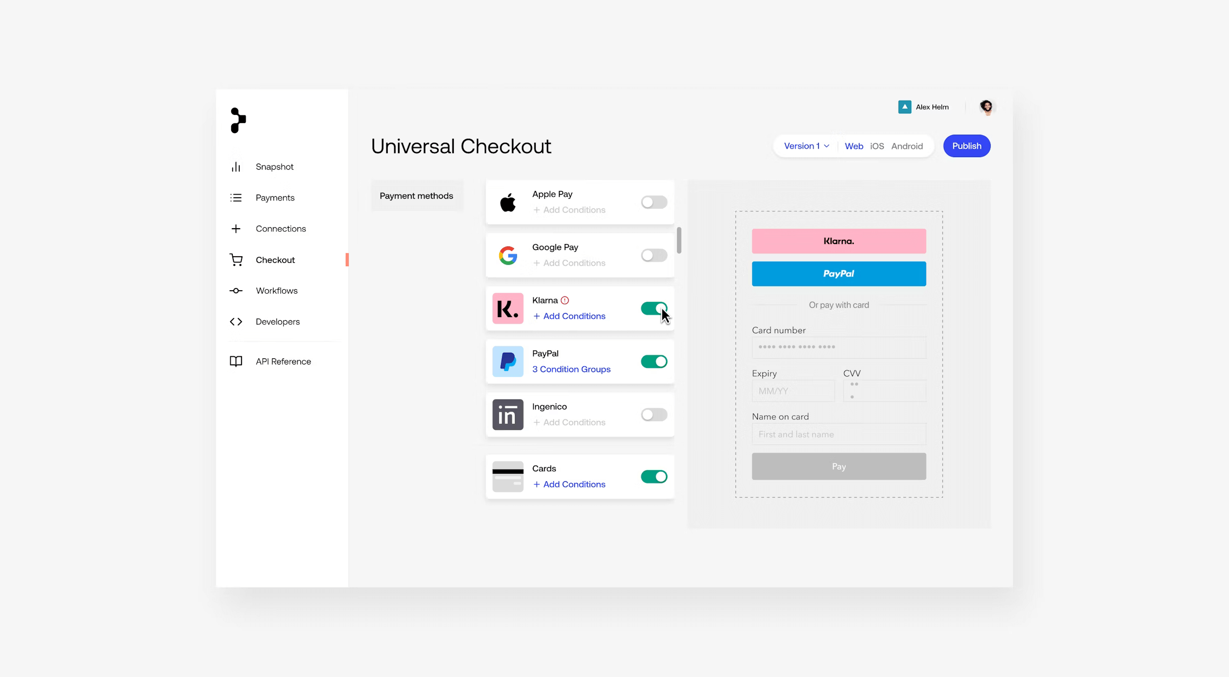 Universal Checkout: Build the best checkout with no code | Primer