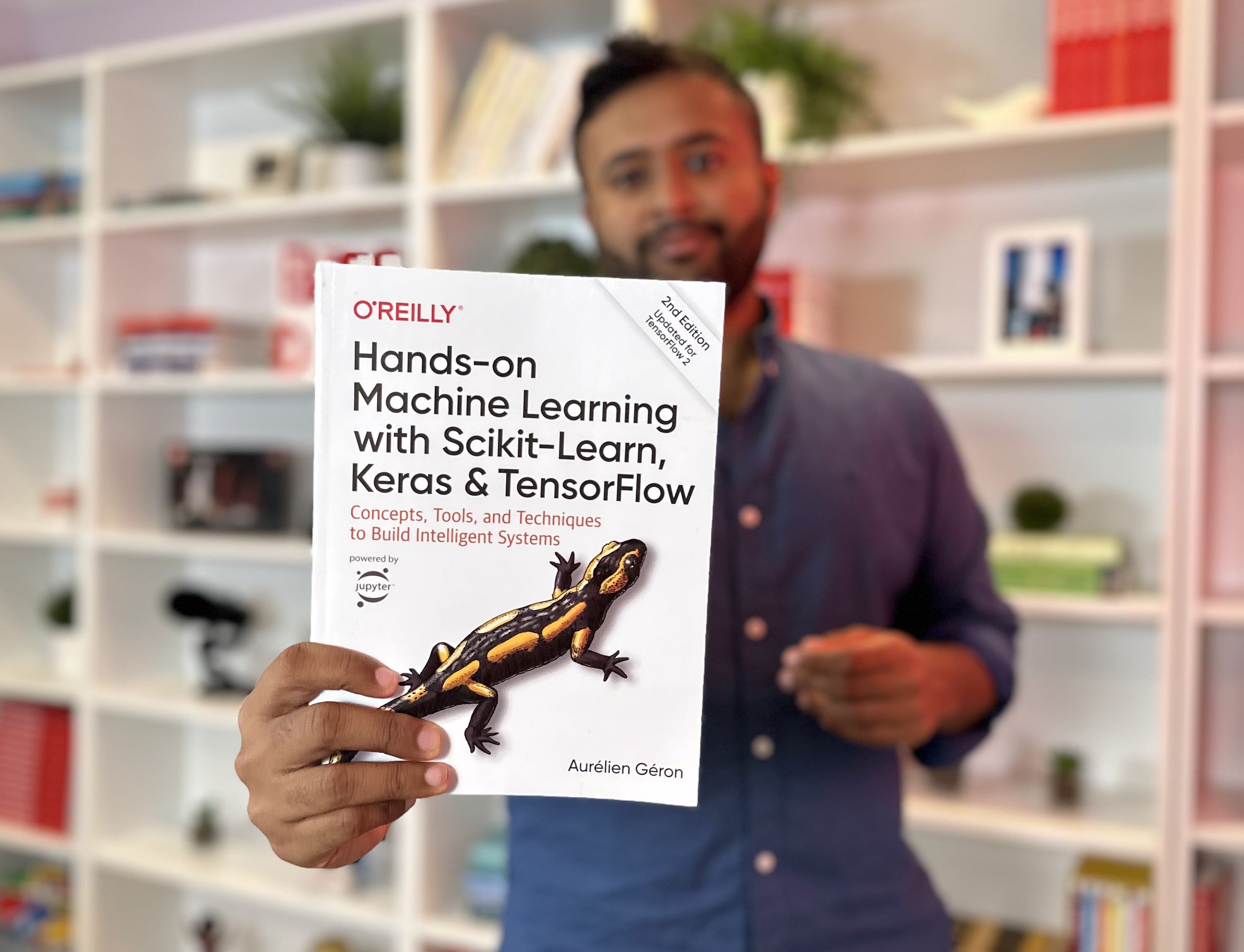 data science case study book Hands-on Machine Learning by Aurelien Geron is a great ML book!