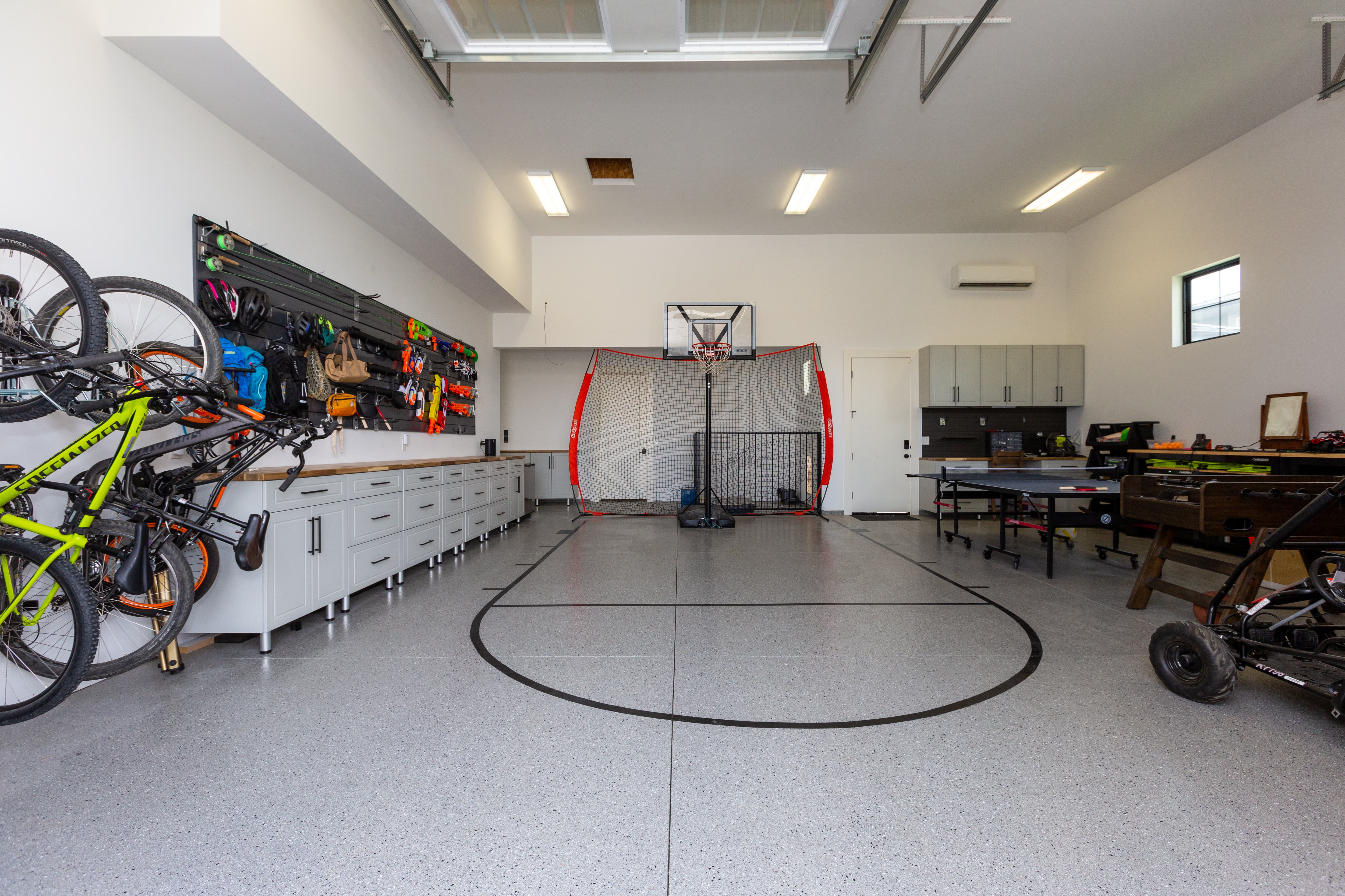 man cave and game room garage