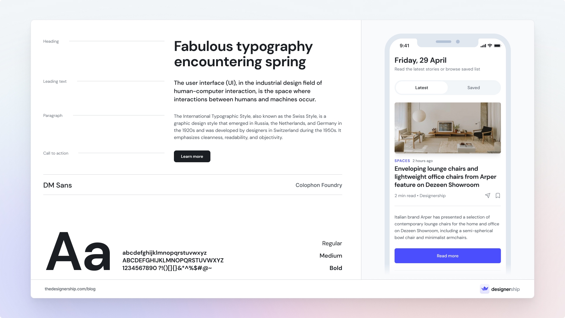 10 Best Free Fonts for UI Design (2023 Edition) - The Designership