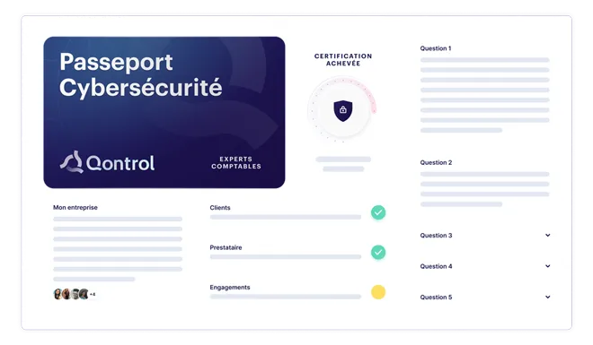 Passeport Cyber dans l'app Qontrol