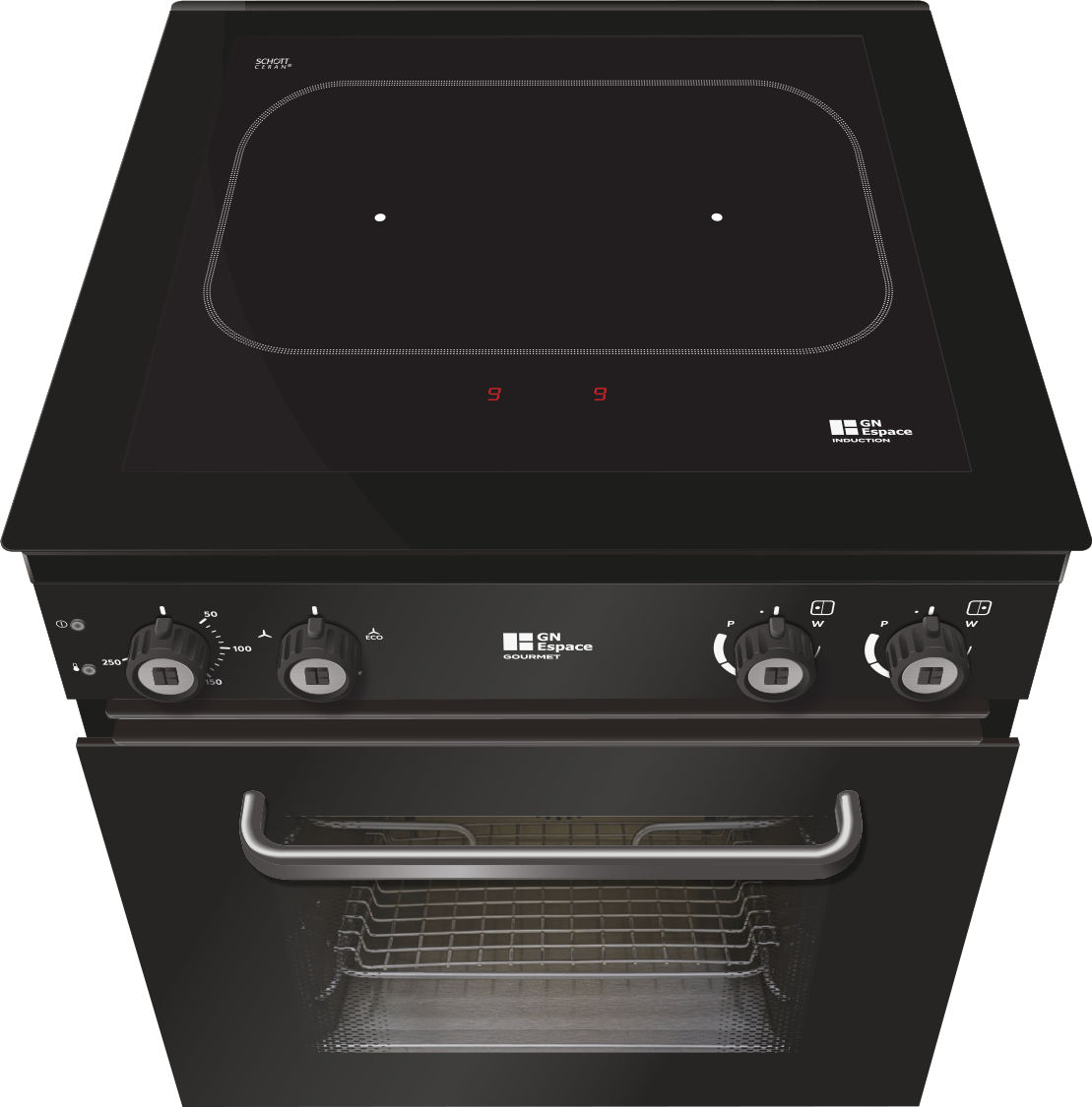 RV Galley Product 2 Zone 450 Induction Cooker Gourmet