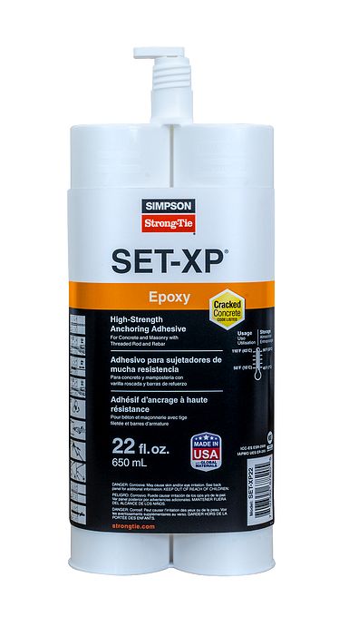 Simpson Set Xp Epoxy Chart.pdf All Products |Our Product Range | Trombetta Construction Materials