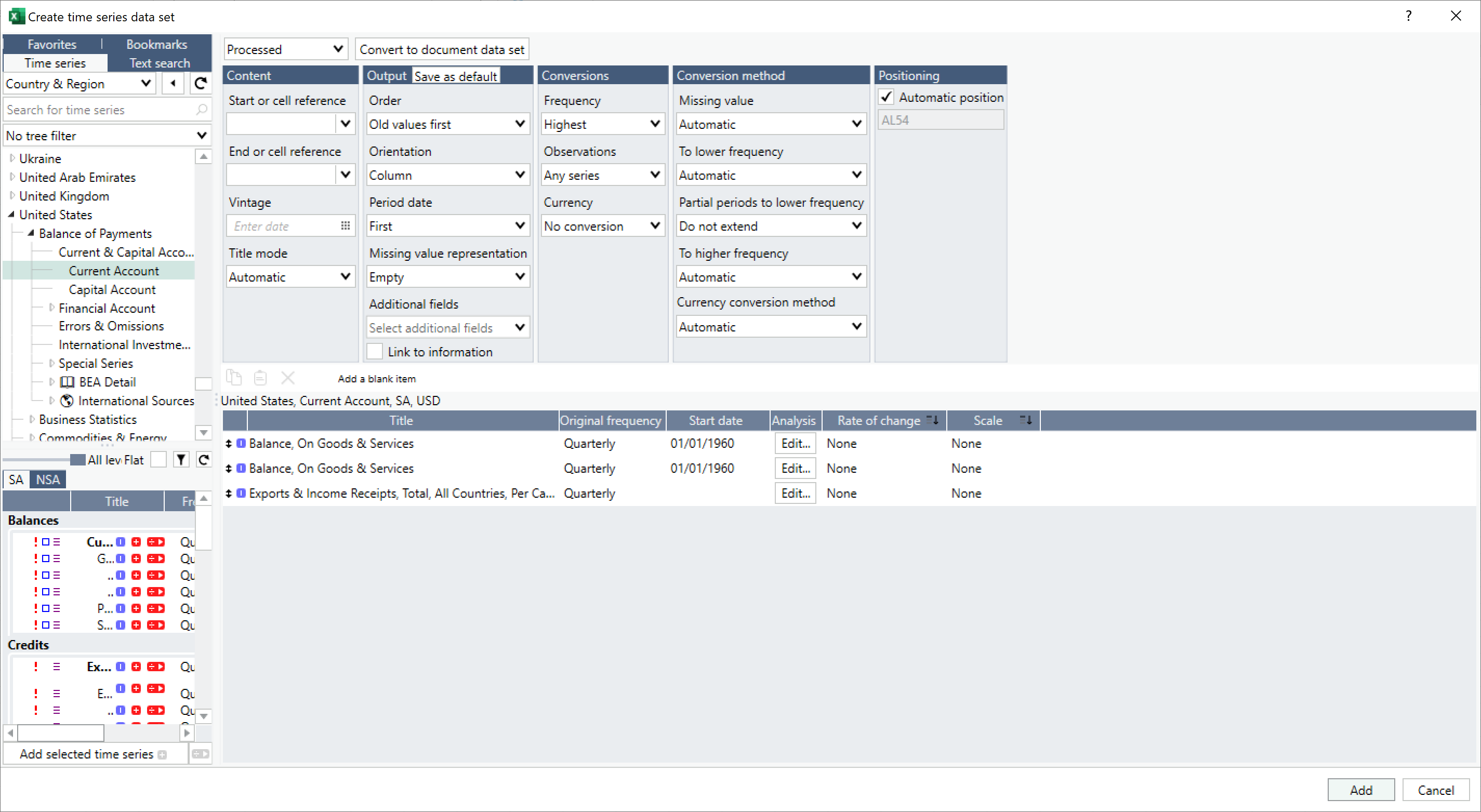 Macrobond application