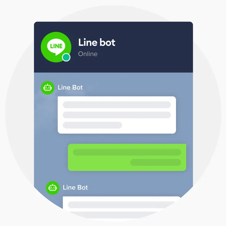 LINE แพลตฟอร์ม chatbot AI