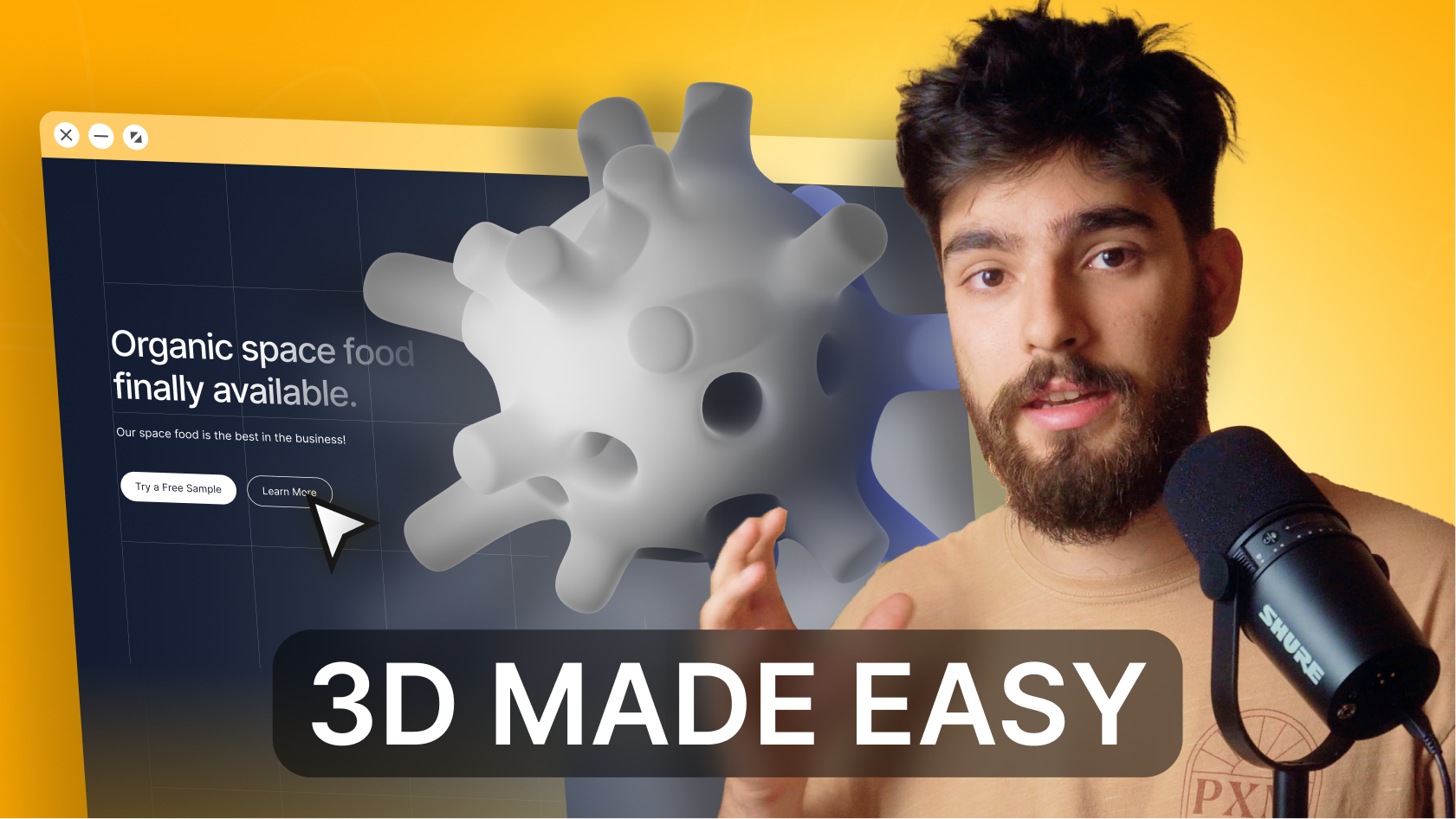 How To Create 3D site Designs With flow and Spline Macu.Studio