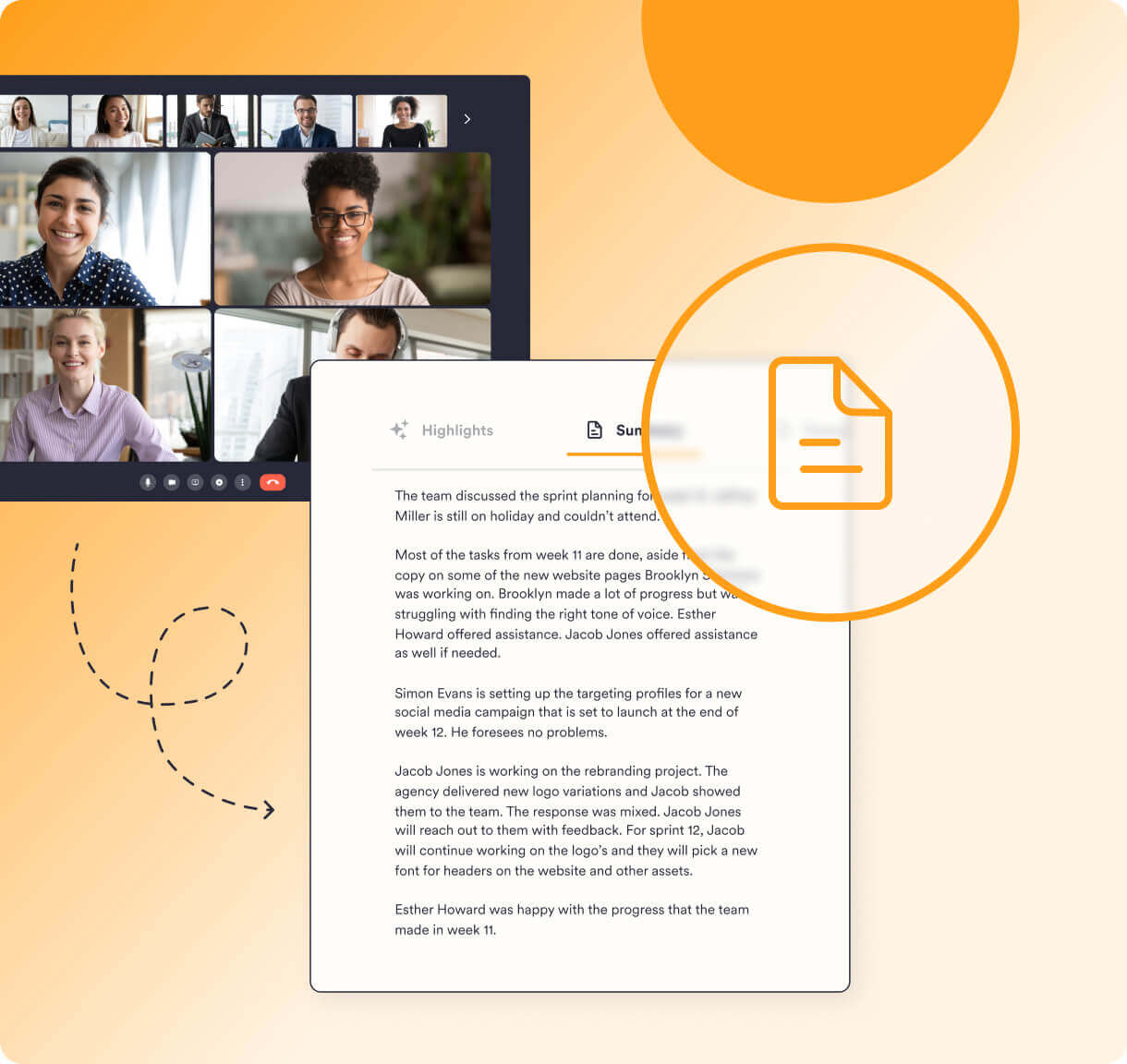 Solutions for Distributed Teams: Automated Meeting Summarization