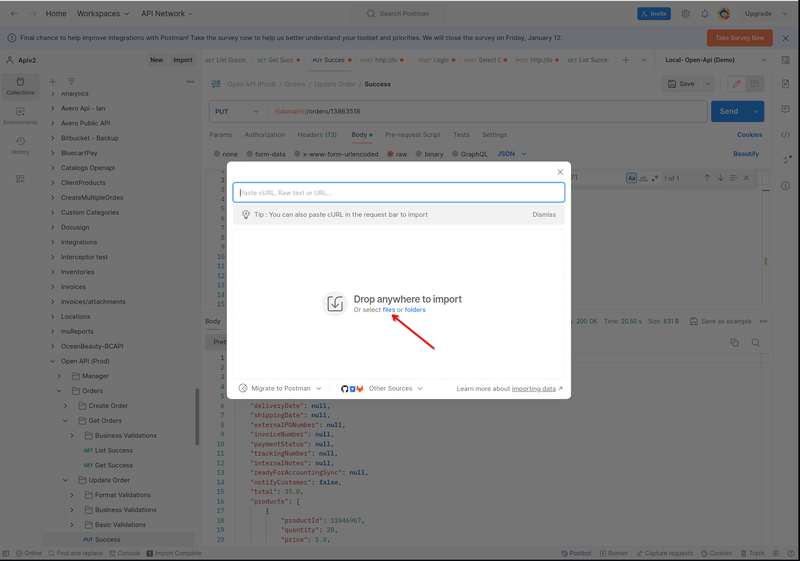 Running your first request