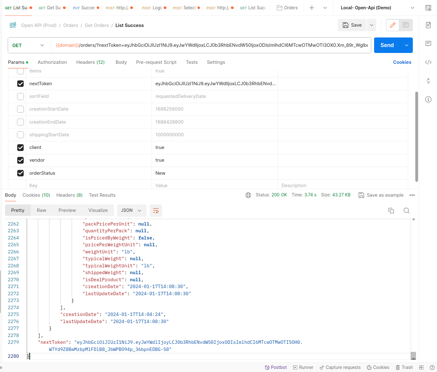 Pagination Query Pagination