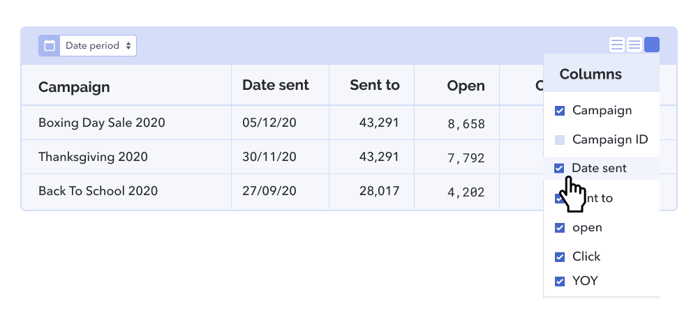 Data Table Design UX Patterns & Best Practices image.
