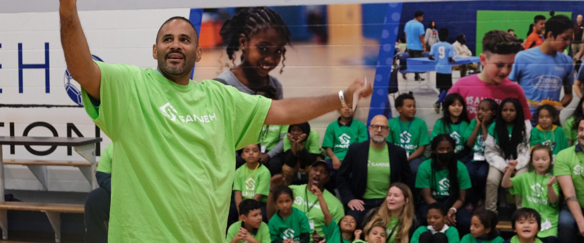 Tony Sanneh Helps Host Green Sports Day at St Paul After School Program