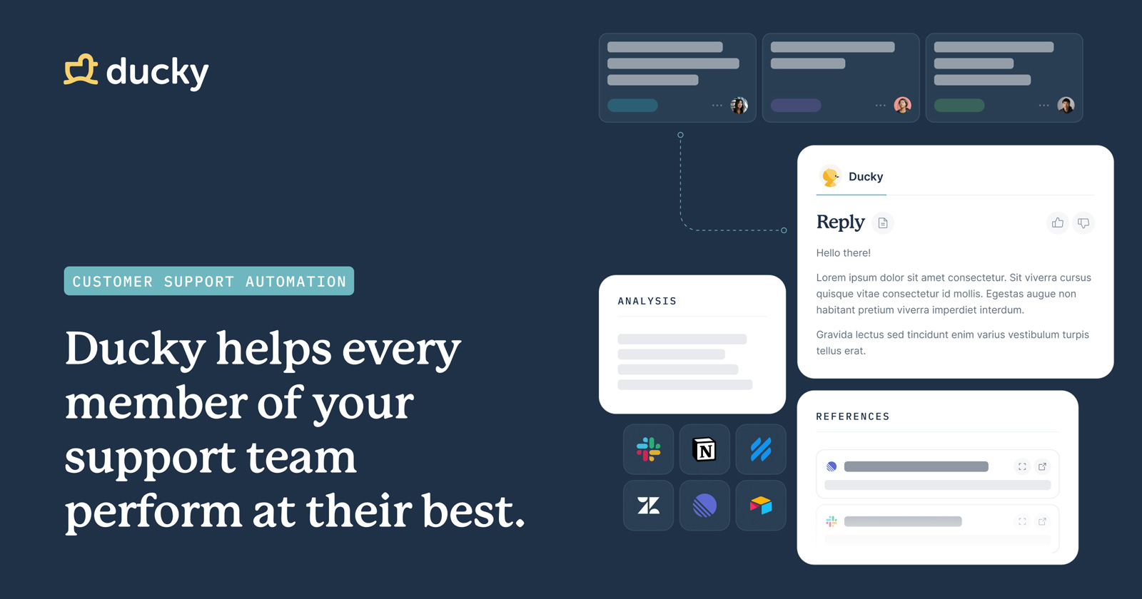 AI Automation for Customer Support Teams | Ducky