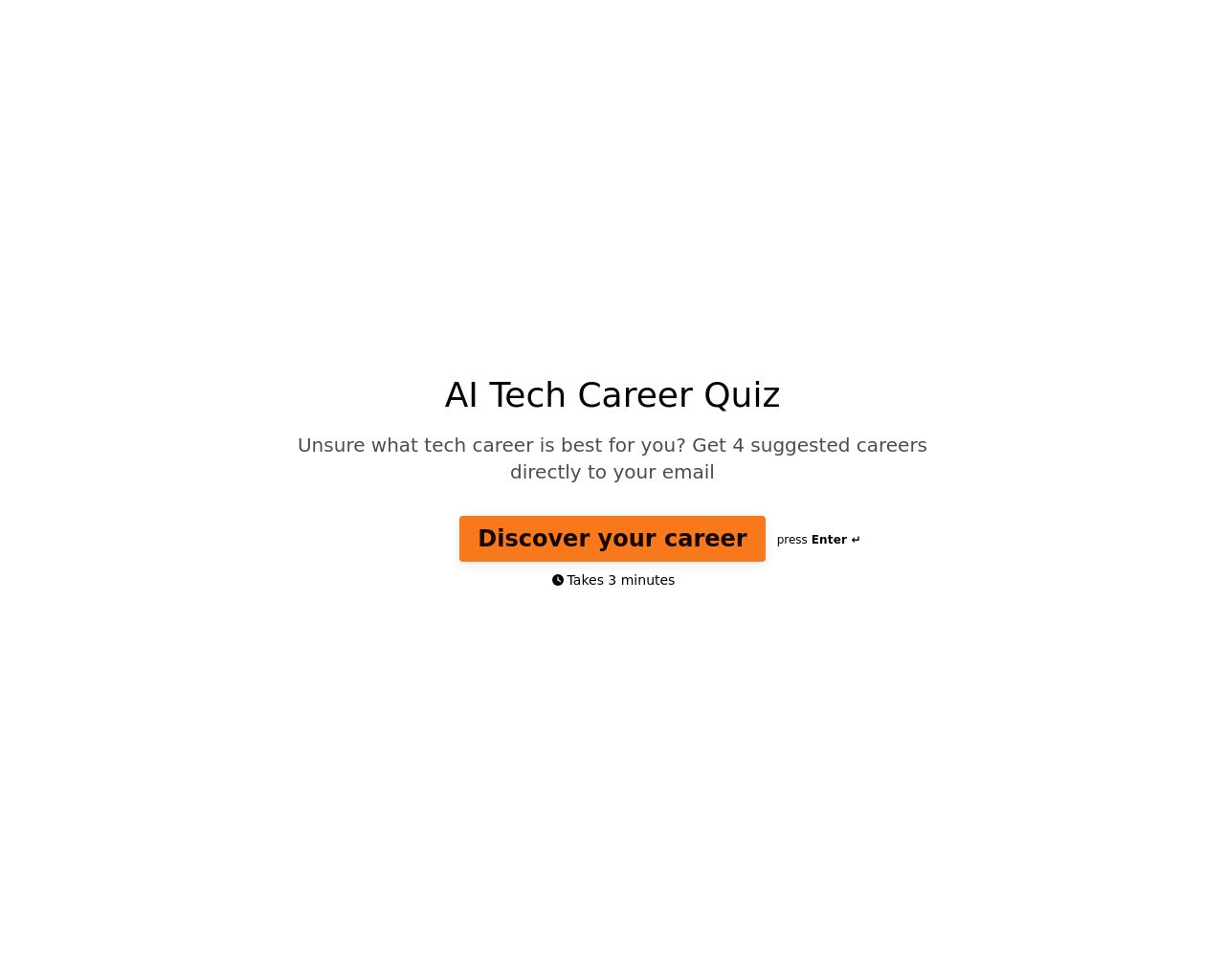 AI Career Quiz