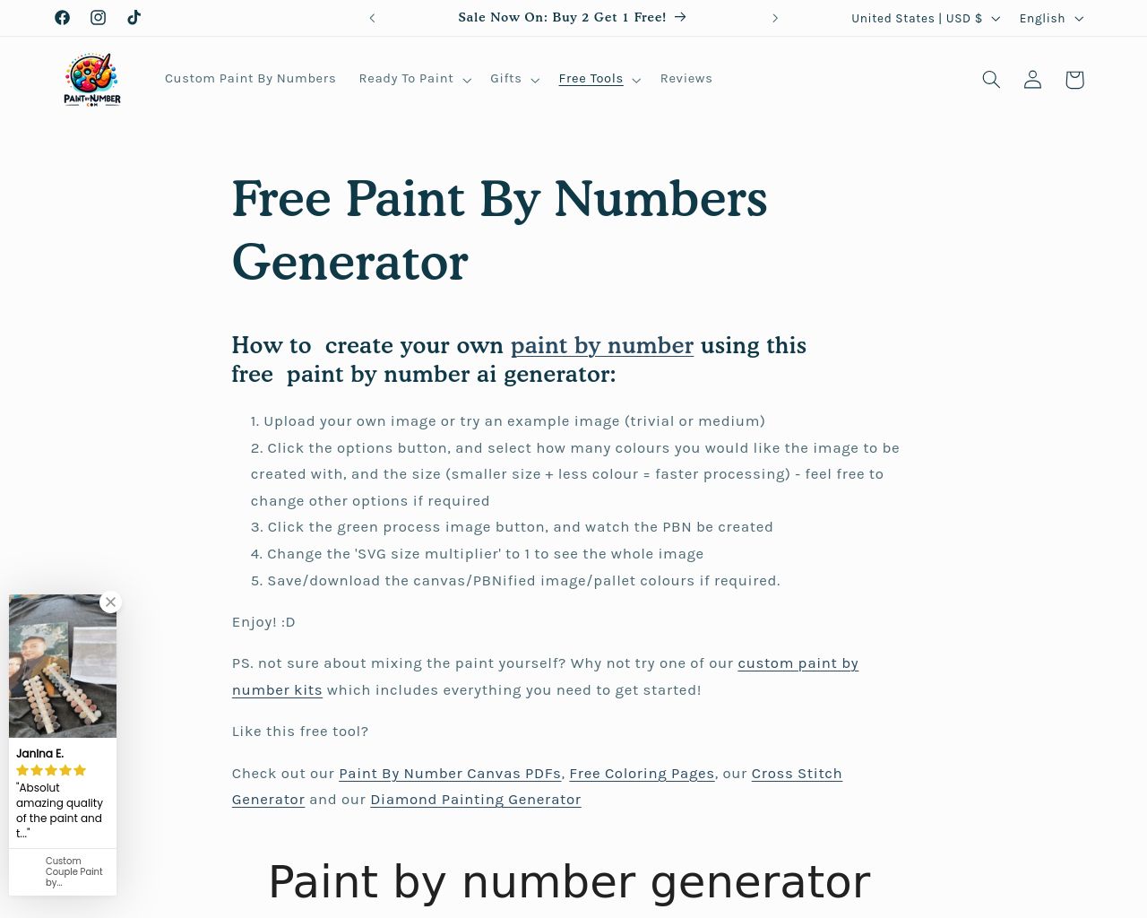 Free Paint By Number Generator | Create Your Own Paint By Number | PBNIFY  – Custom Paint By Numbers