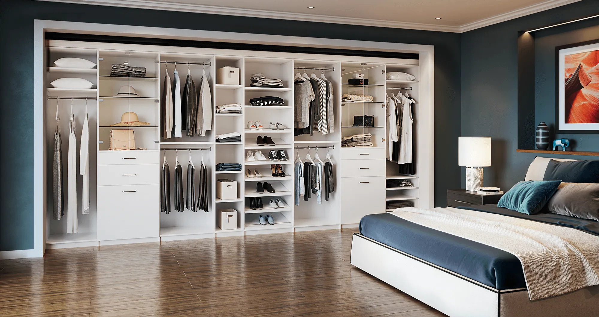 Custom Bedroom Closet & Organizer Systems Closet World®