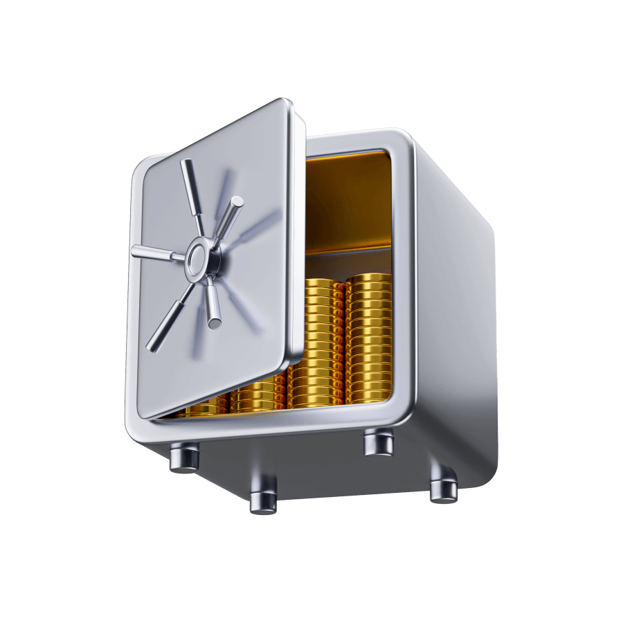 3d illustration of a vault