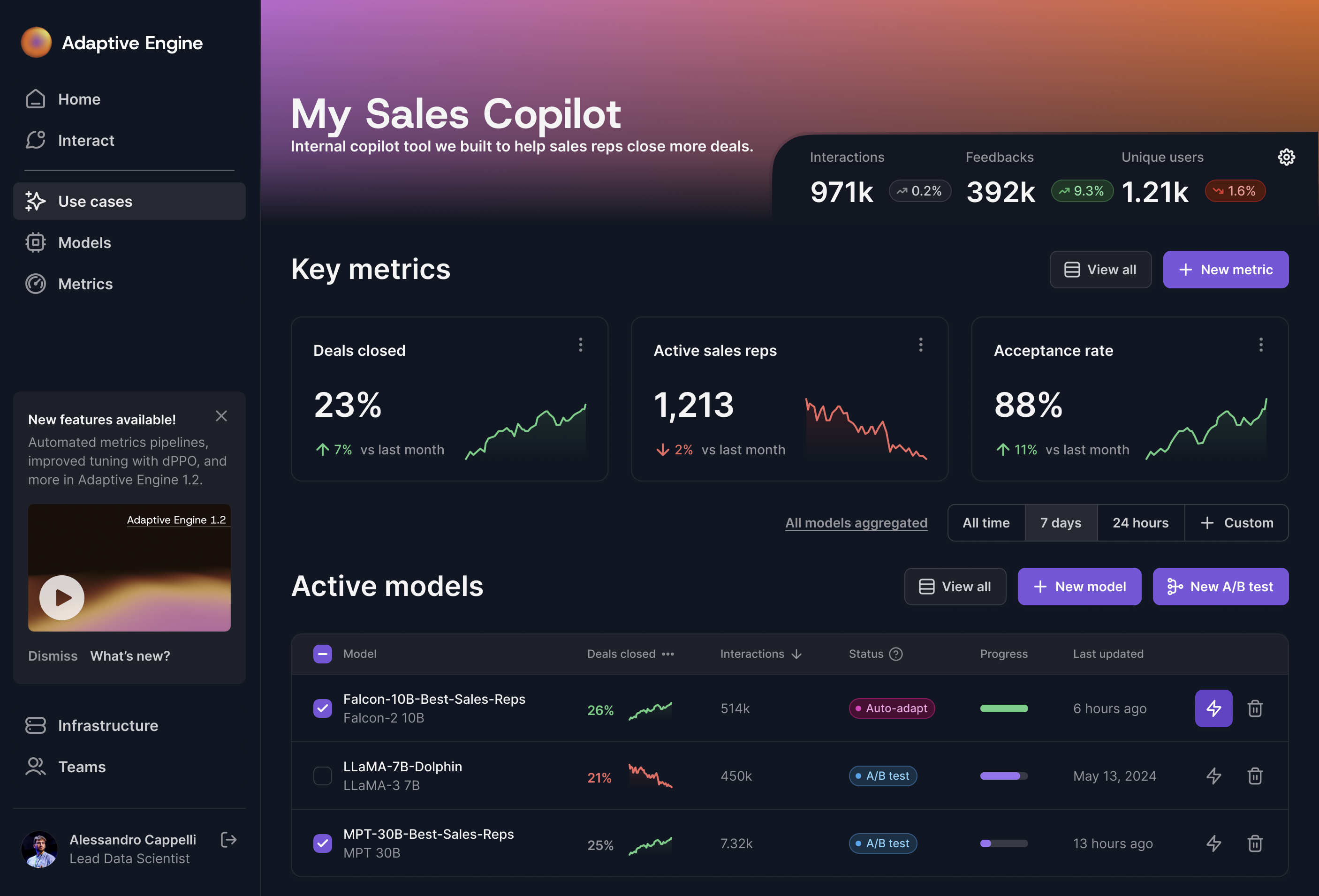 Adaptive ML — Build Singular Generative AI Experiences