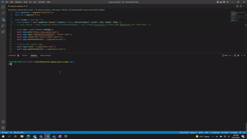 How to scrape amazon