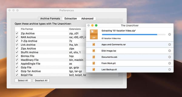 comment ouvrir un fichier avec winzip