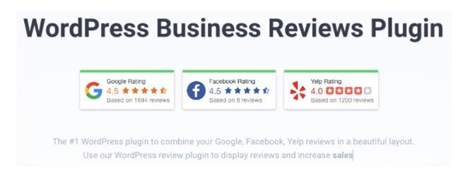 WordPress Business Reviews Plugin