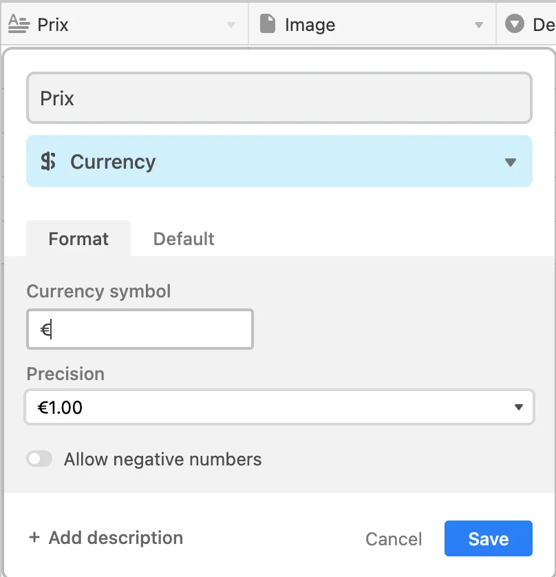 Modifying a category on Airtable