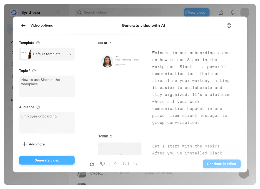 Add background to video