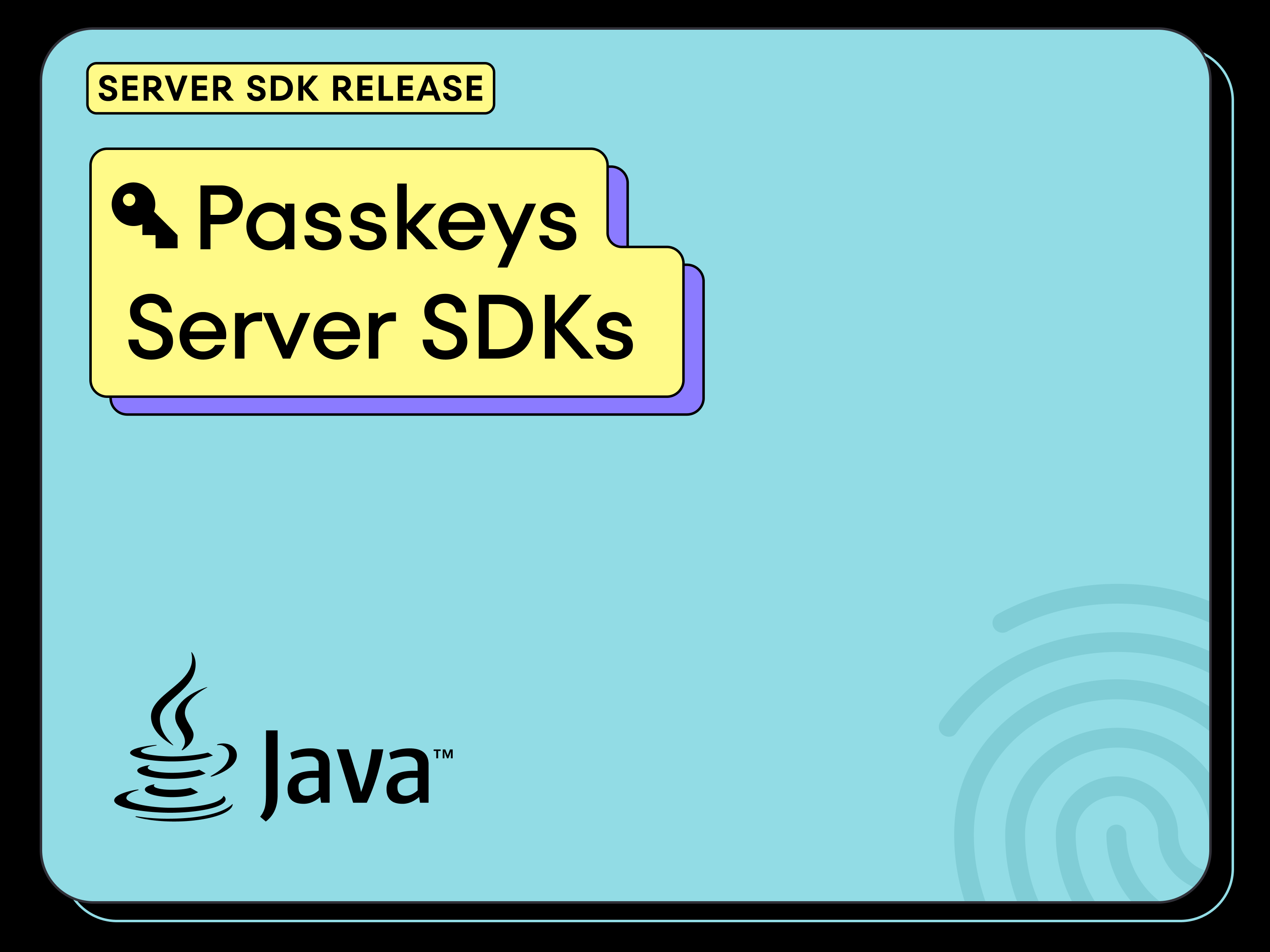 Authsignal server-side Java SDK for Passkeys and passwordless MFA