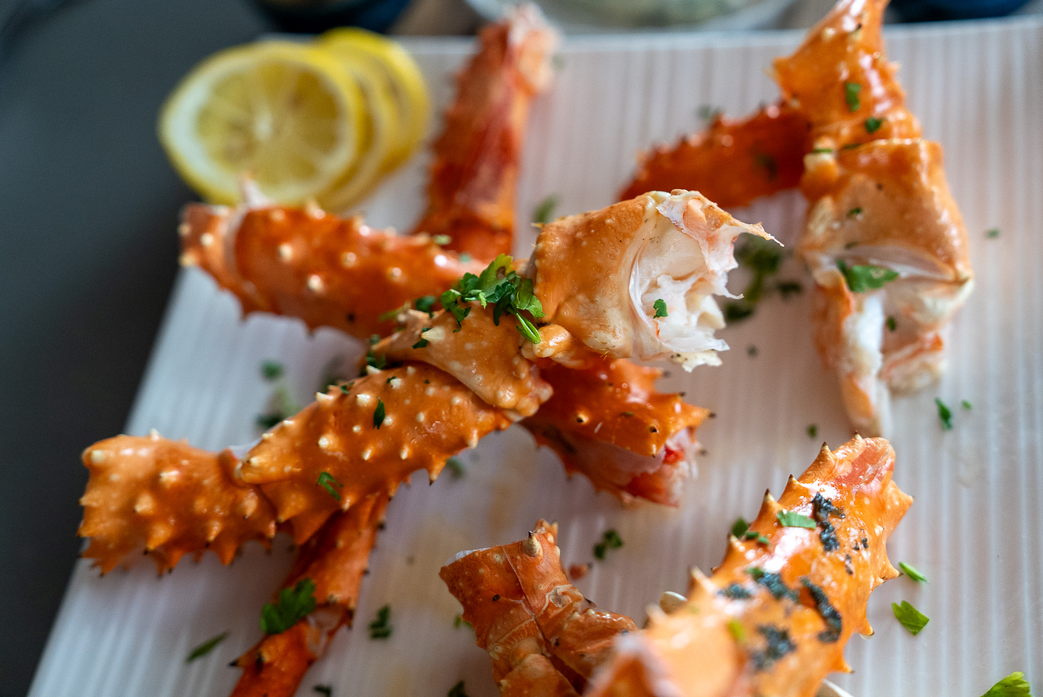 WildSeafood Recipe Baked Garlic Butter King Crab Peeler's Wild