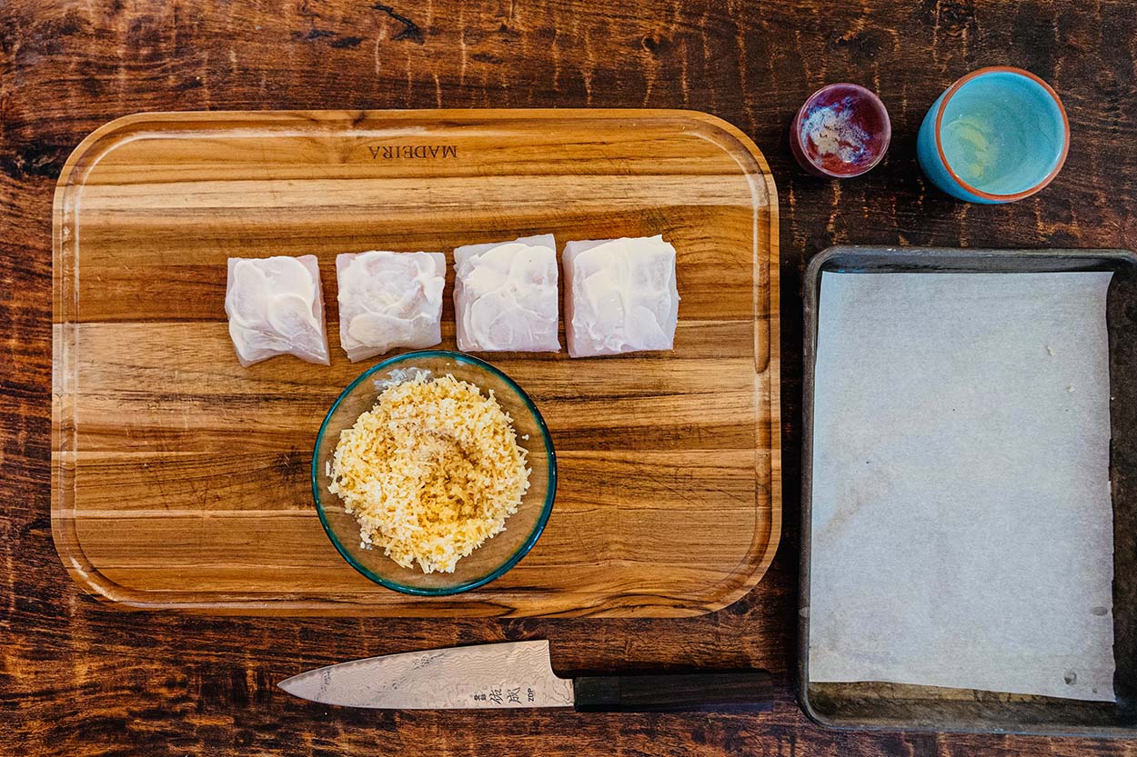 WildSeafood Recipe Parmesan Crusted Halibut Peeler's Wild Alaska