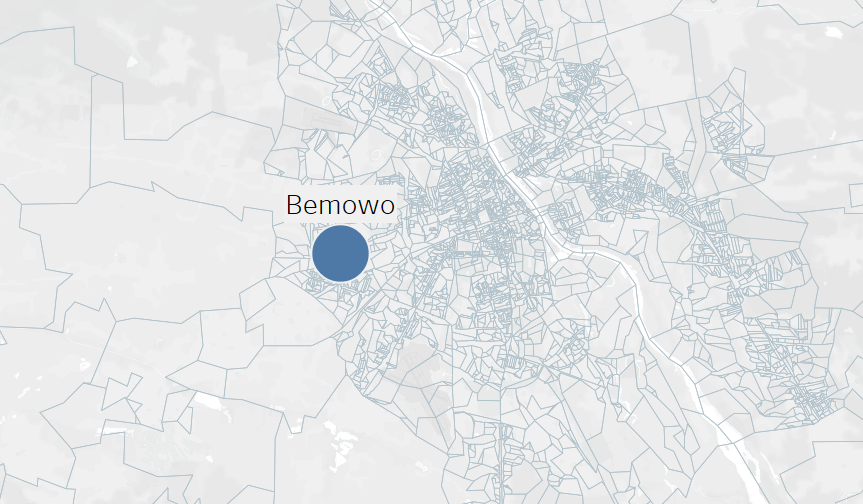 tableau oznaczanie punktow na mapie