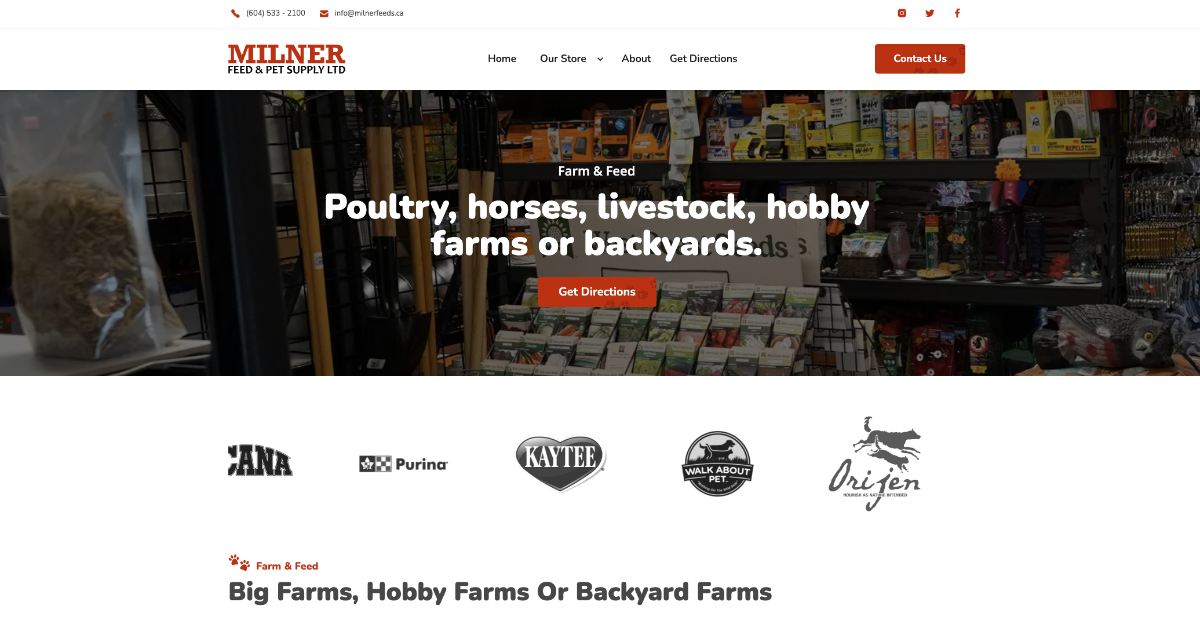 Farm & Feed Milner Feed & Pet Supply Langley
