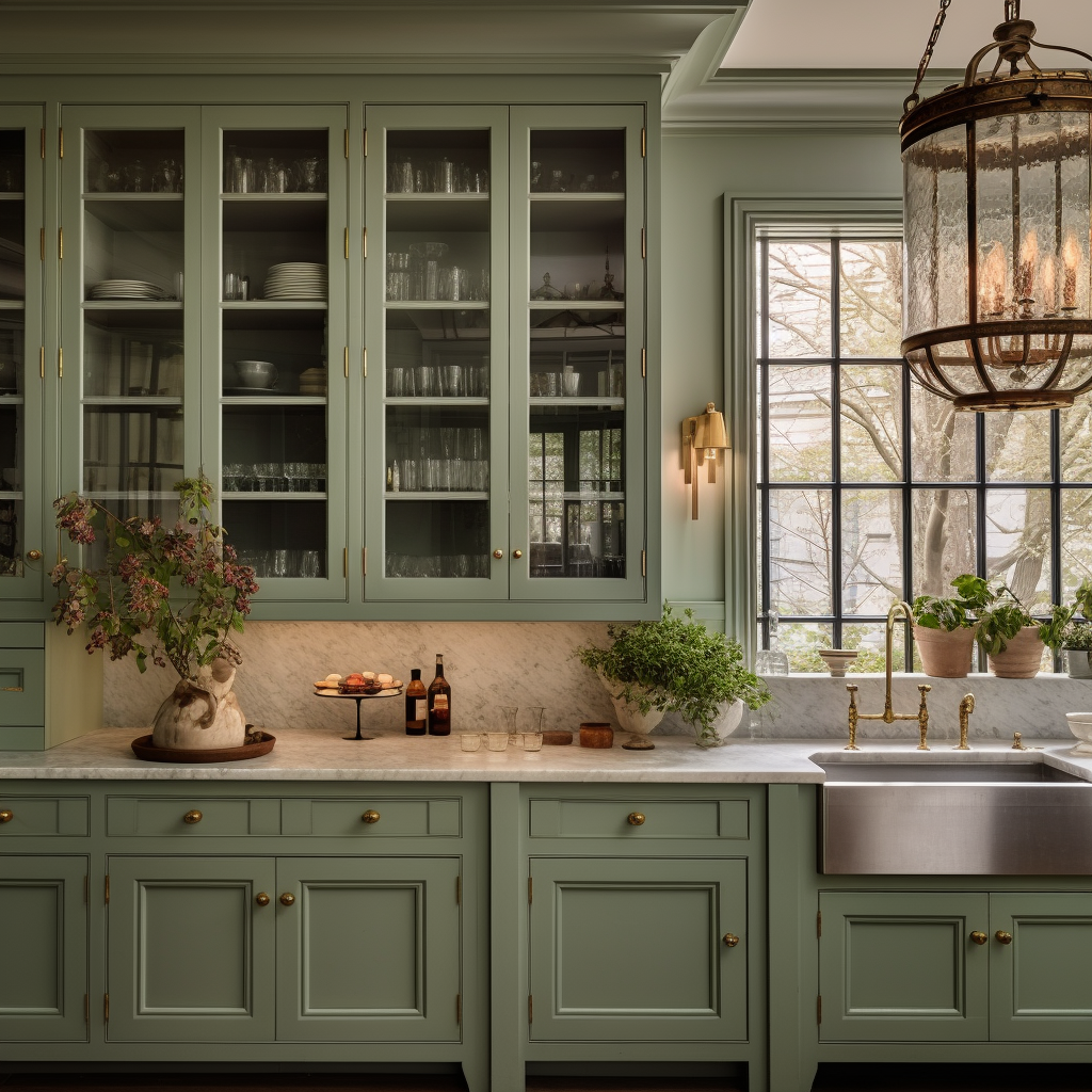 18 Gorgeous Paint Colors for Your Dream Green Kitchen | Ruff Details Blog