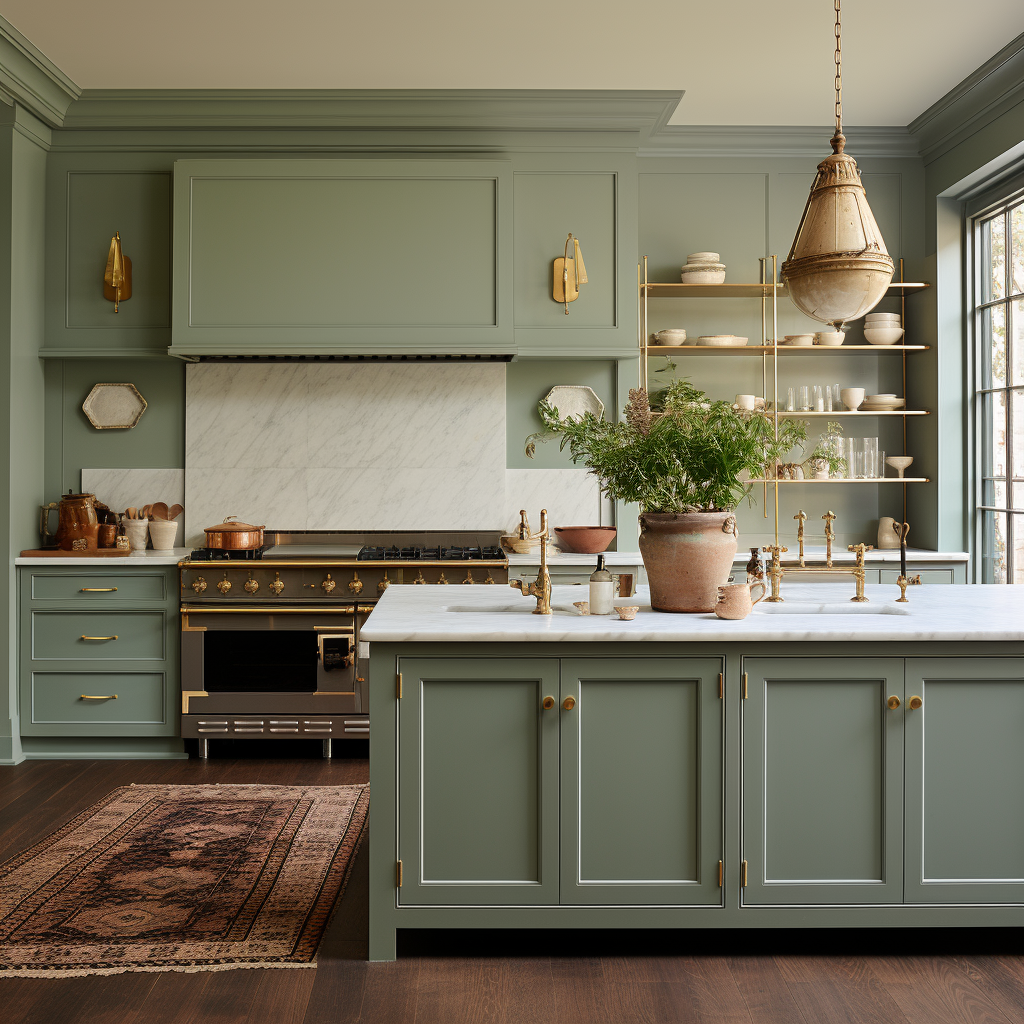 18 Gorgeous Paint Colors for Your Dream Green Kitchen | Ruff Details Blog