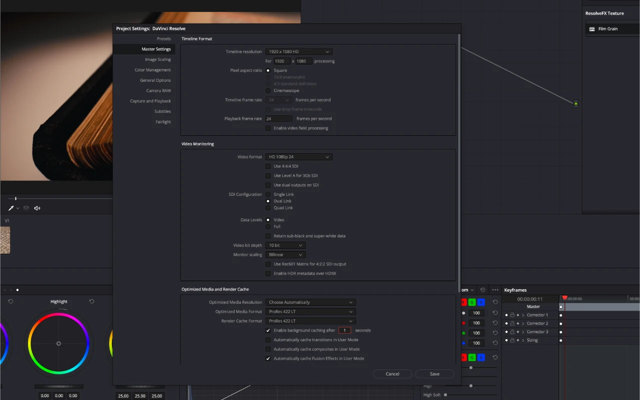 Improving Resolve's performance.