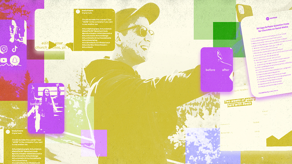 A man taking a selfie on a road.