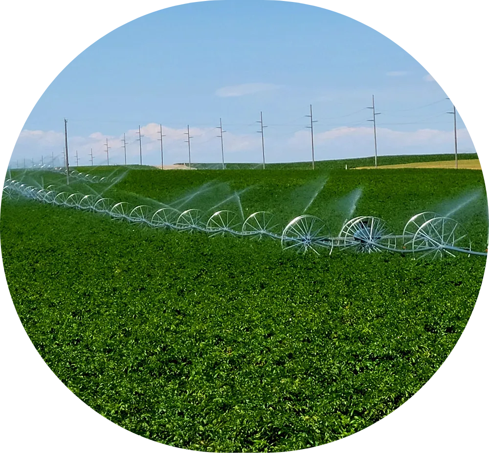 Wheel line Irrigation System Made in USA Thunderbird