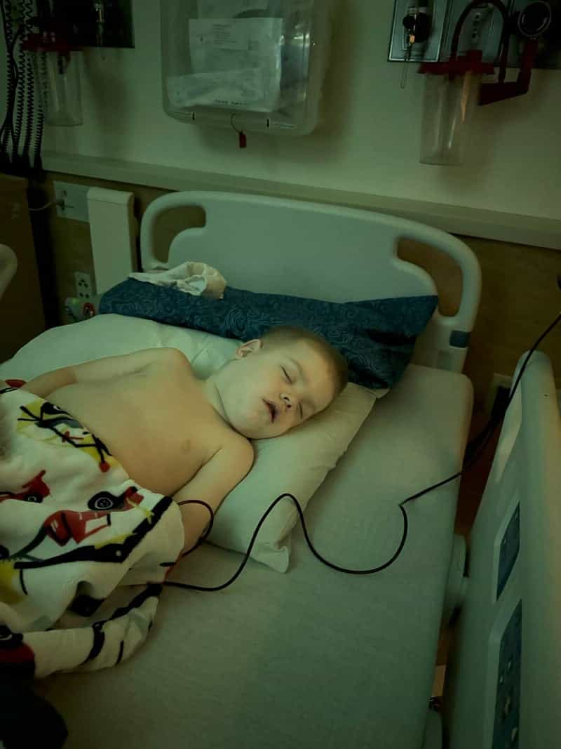 Day 2 Transfusion — Owen's Leukemia Journal