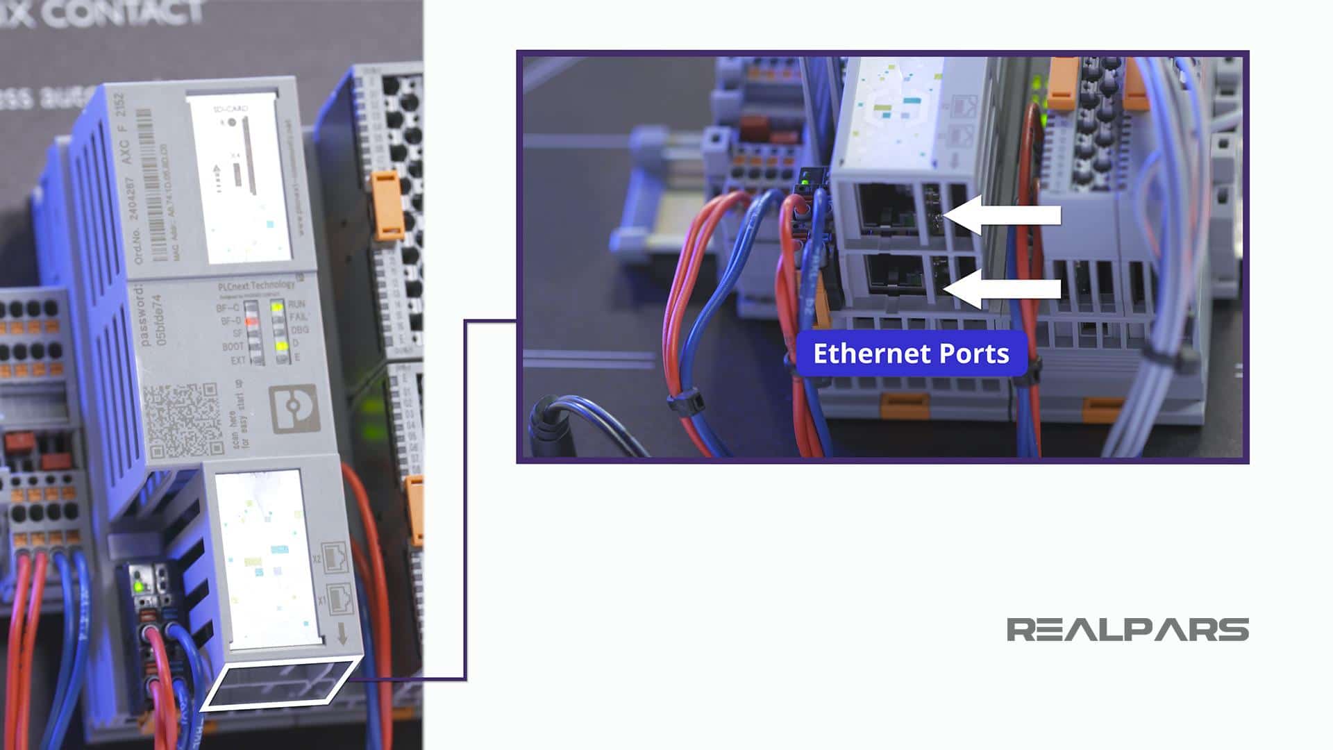 Controller Ethernet ports