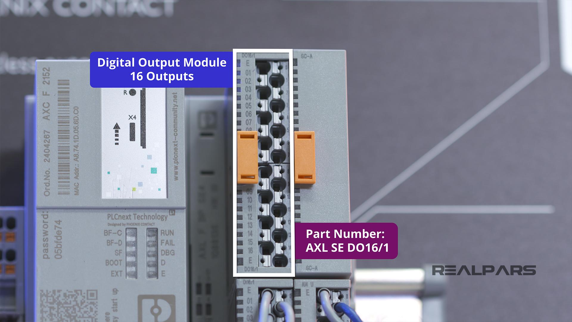 AXL SE DO16 1Digital Output Module