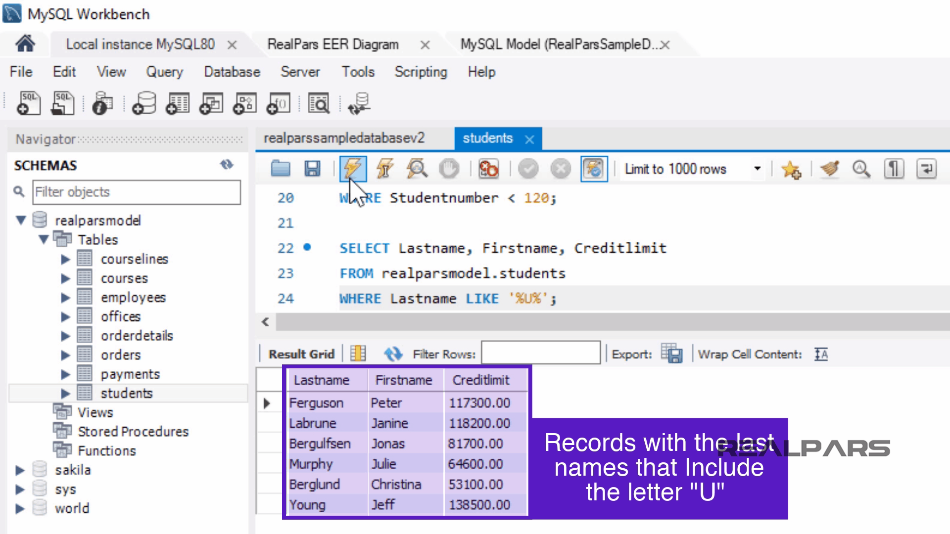 What are SQL Where and Like Statements Basics? (PART 3 of 8) - RealPars