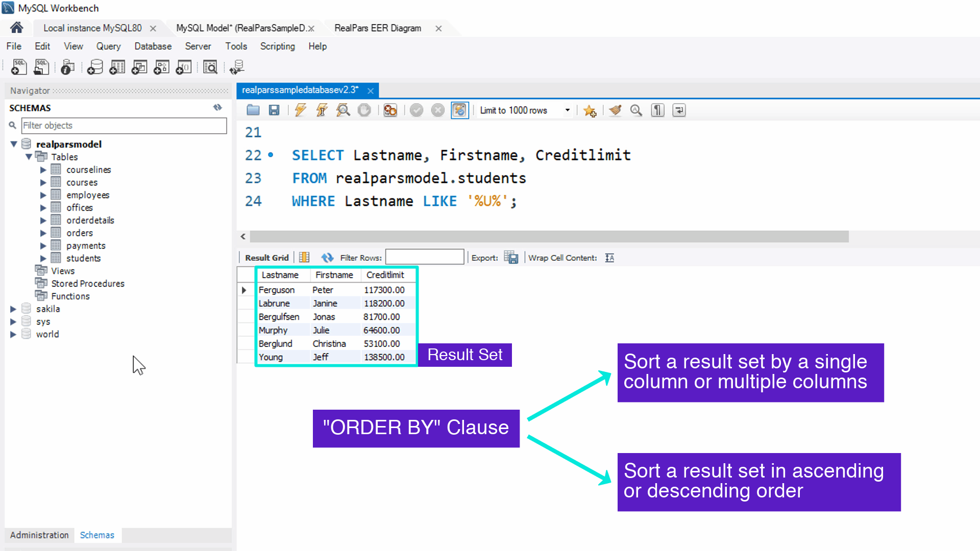 What are the SQL Order by Clause and Expression Statement Language ...