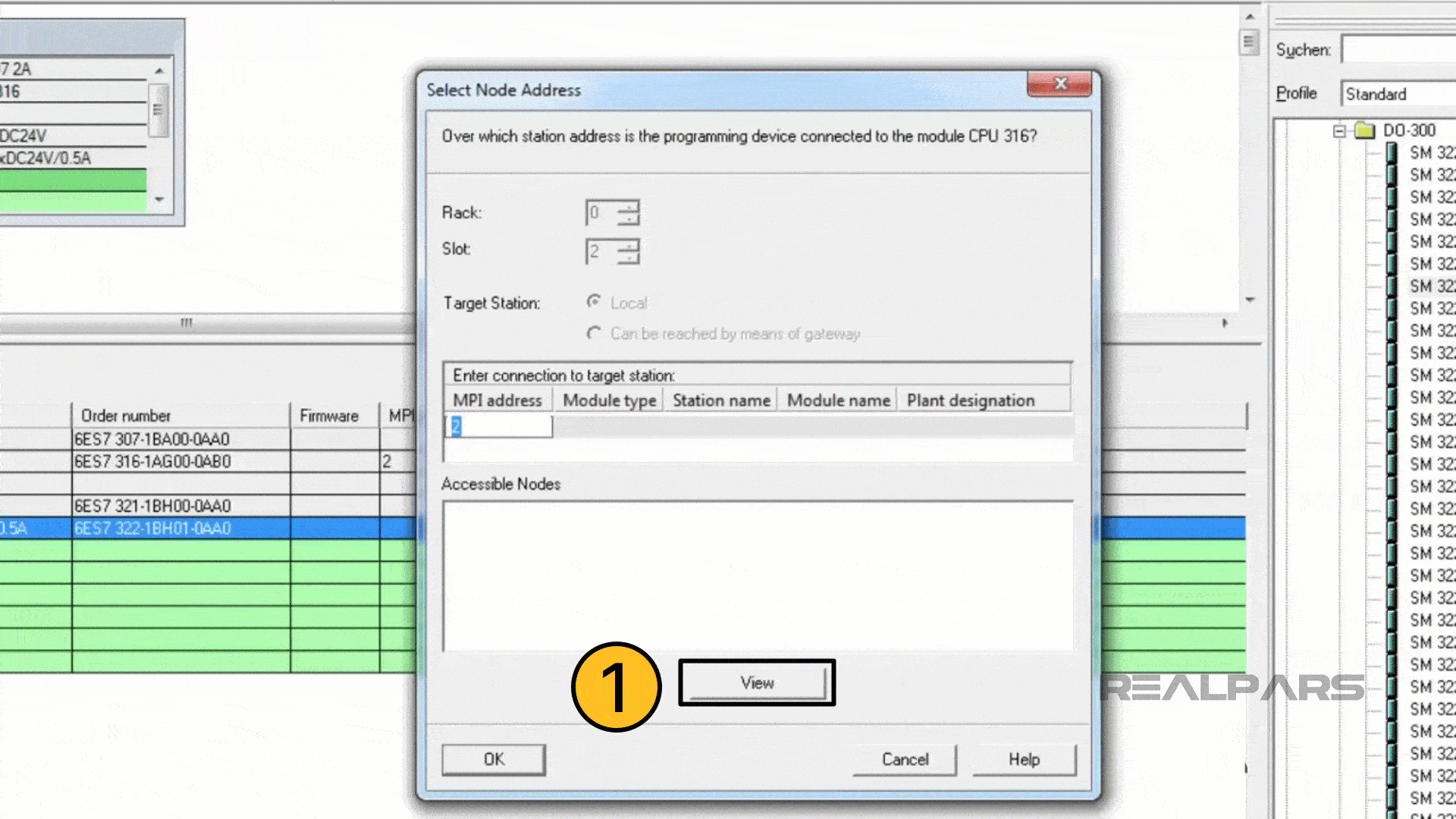 Select Node Address