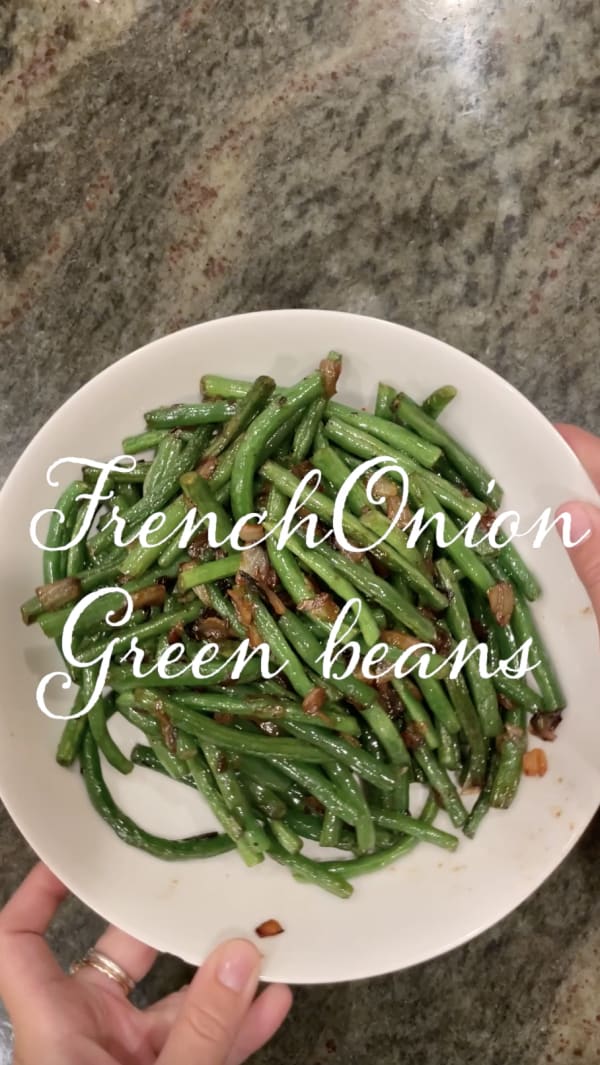 French Onion Green beans Recipe (with Video)