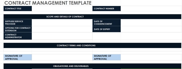 Free Contract Management Template for Excel (2024 Update) Free Contract Management Template for Excel (2024 Update)